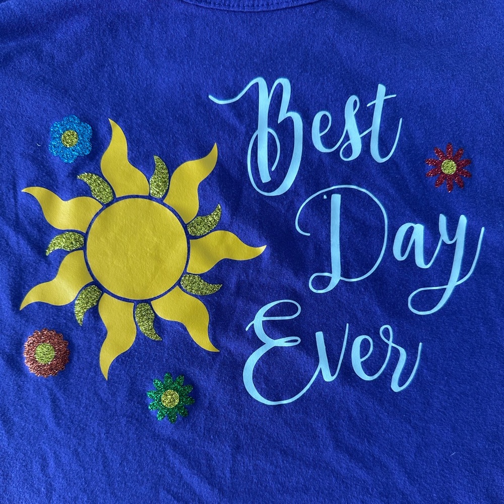 Disney Rapunzel Best Day Ever Sun Design Custom